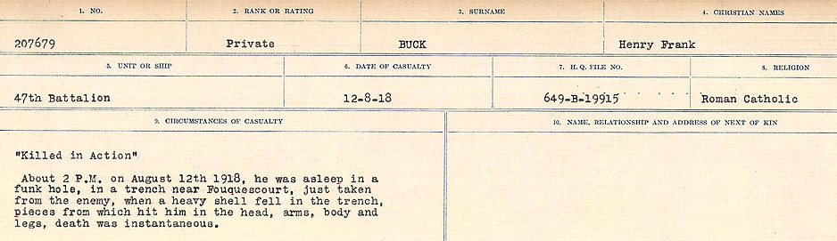 Circumstances of Death Registers
