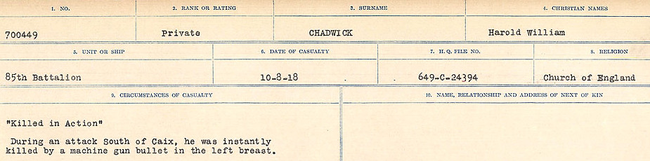 Circumstances of Death Registers