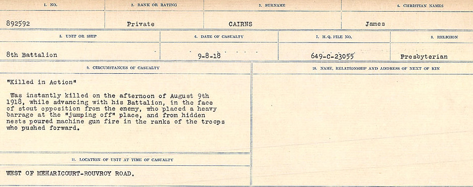 Circumstances of Death Registers