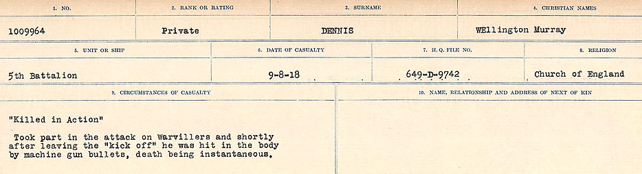 Circumstances of death registers