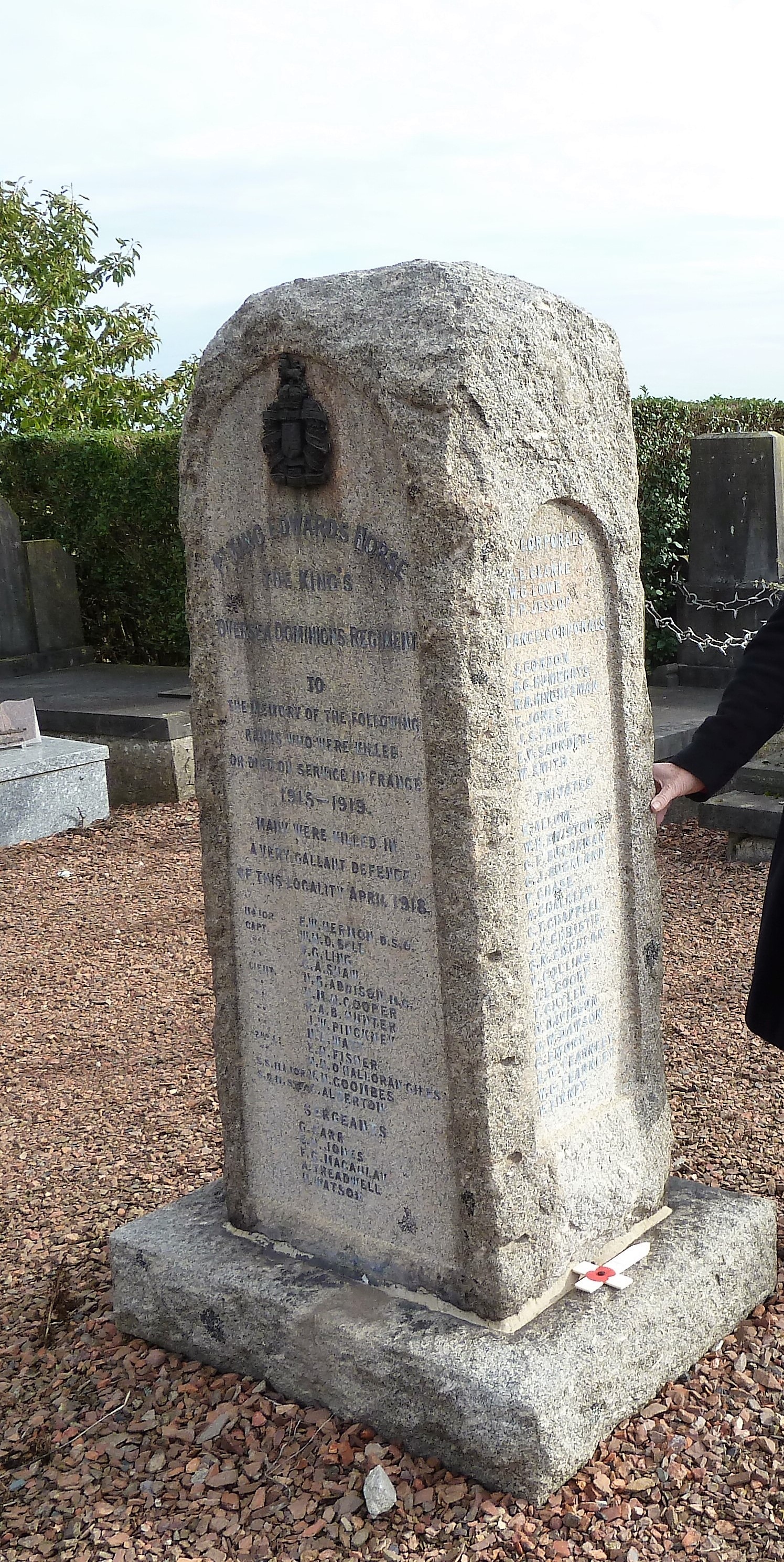 1st King Edward's Horse memorial