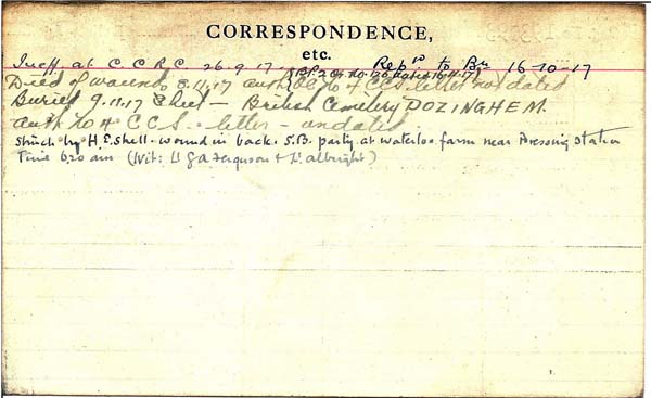 Record of Service