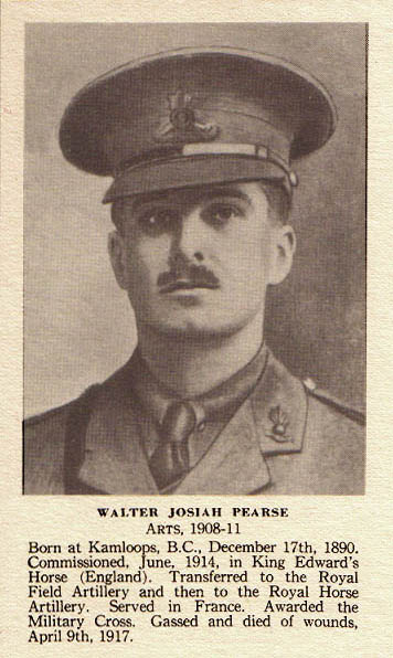Photo of Walter Josiah Pearse