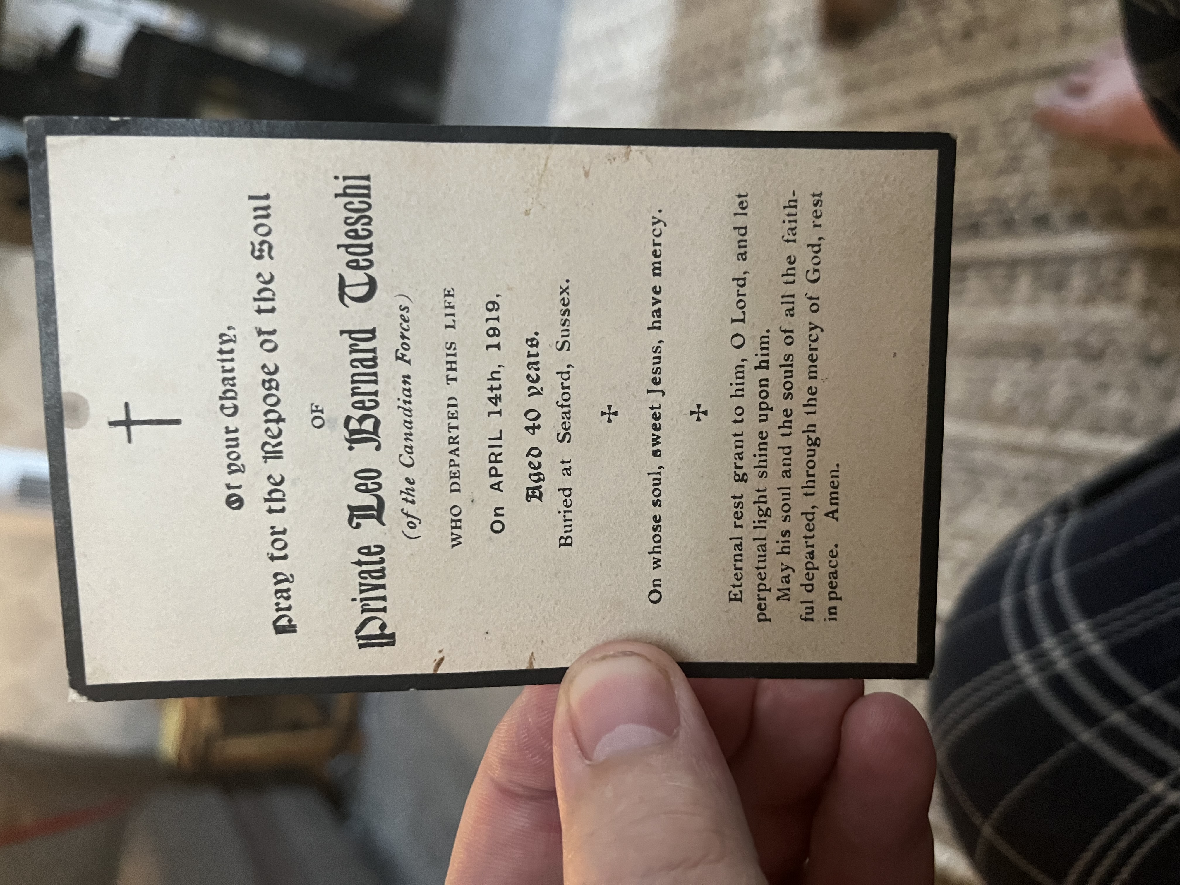 Photo of Leo Bernard Tedeschi