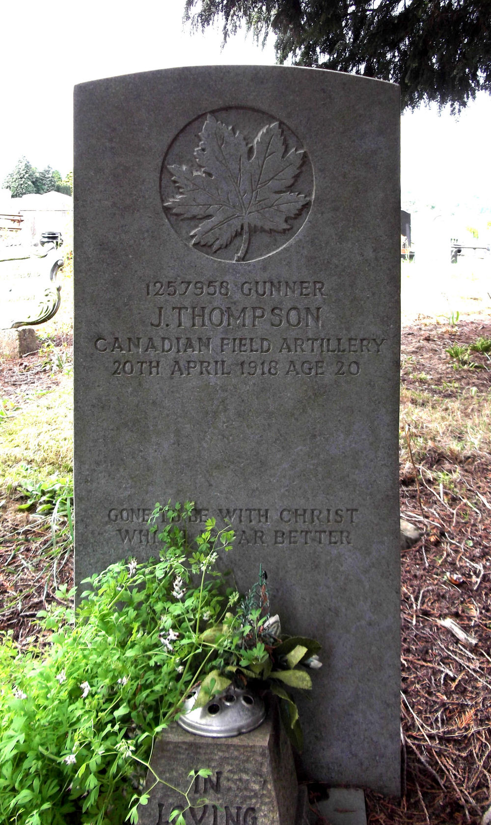 Grave marker