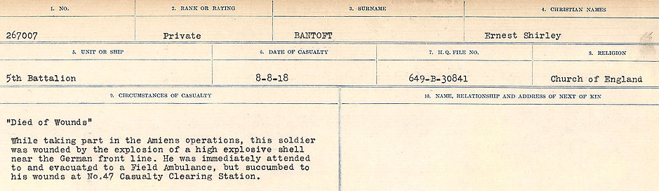 Circumstances of Death Registers