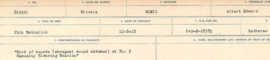 Circumstances of death