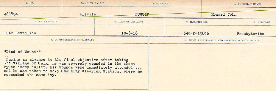 Circumstances of death registers