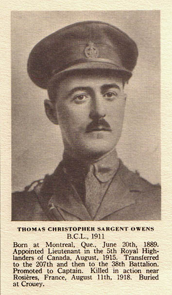 Photo of Thomas Sargent Owens