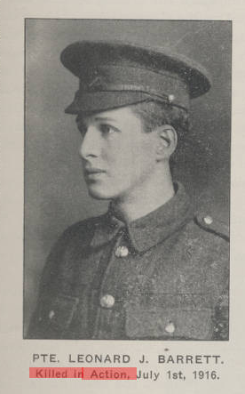 Photo of Leonard Josiah Barrett