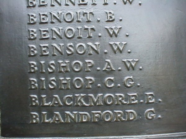 Inscription on Beaumont Hamel Memorial