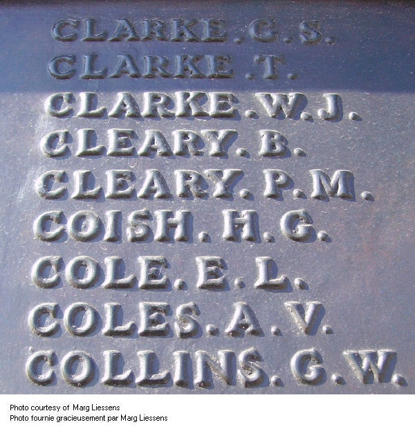 Inscription on Beaumont-Hamel Memorial