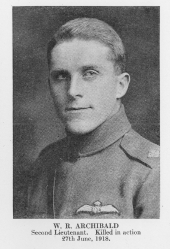 Photo of Walter Roy Archibald