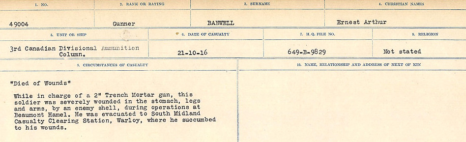 Circumstances of Death Registers