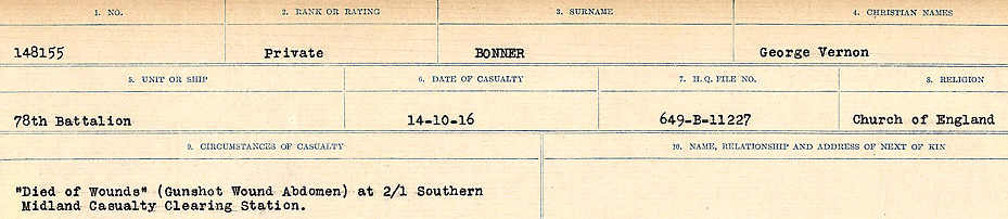 Circumstances of Death Registers