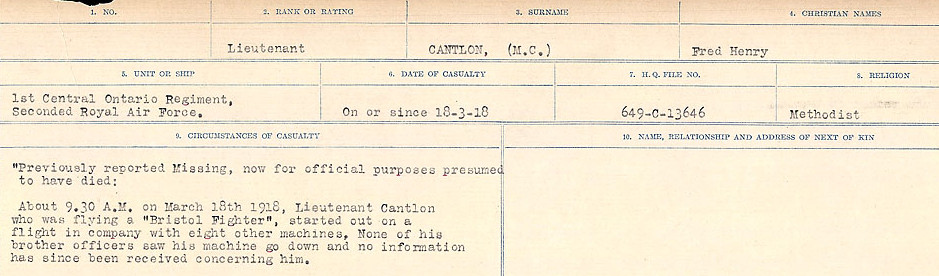 Circumstances of Death Registers