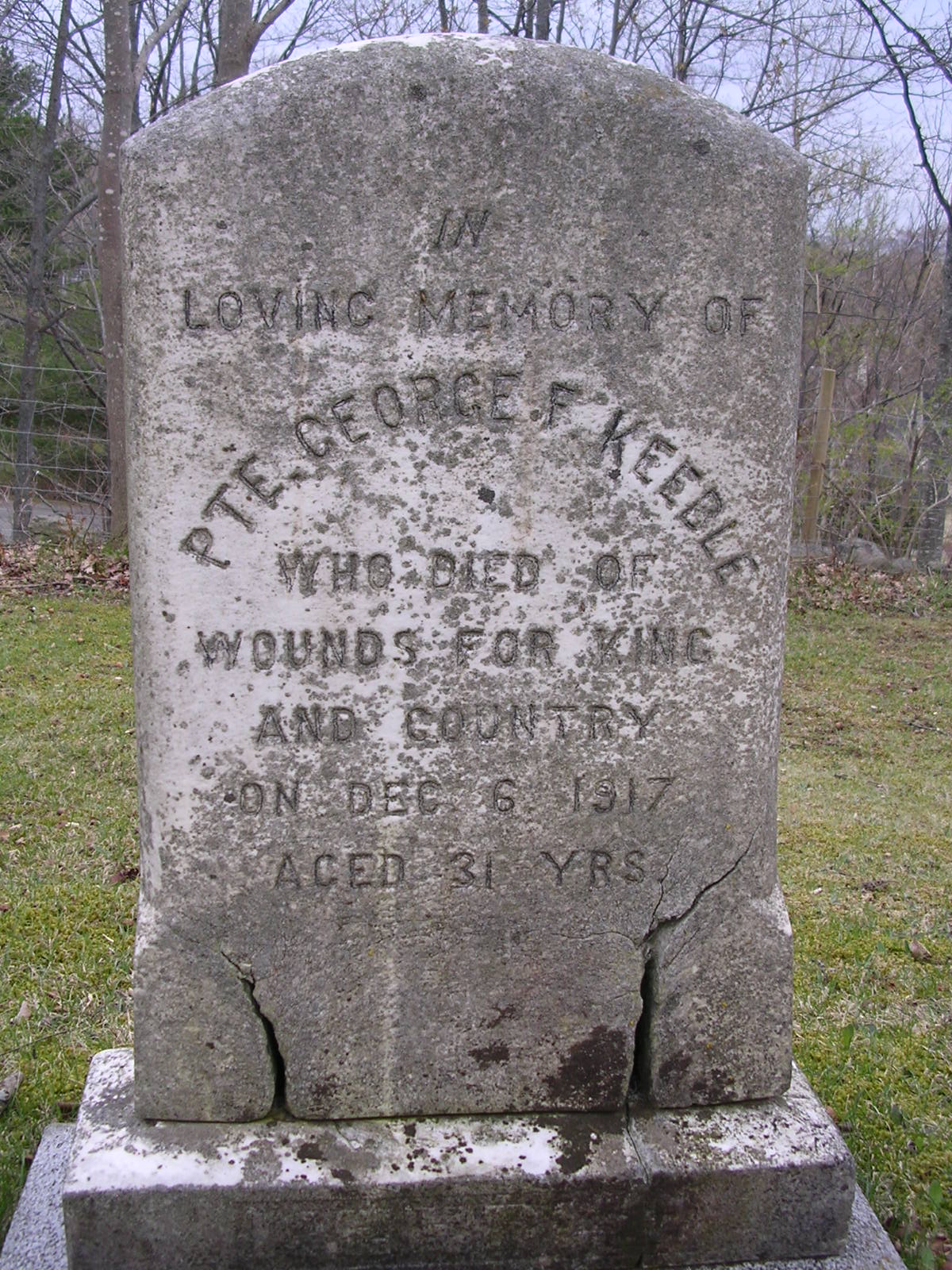 Grave marker