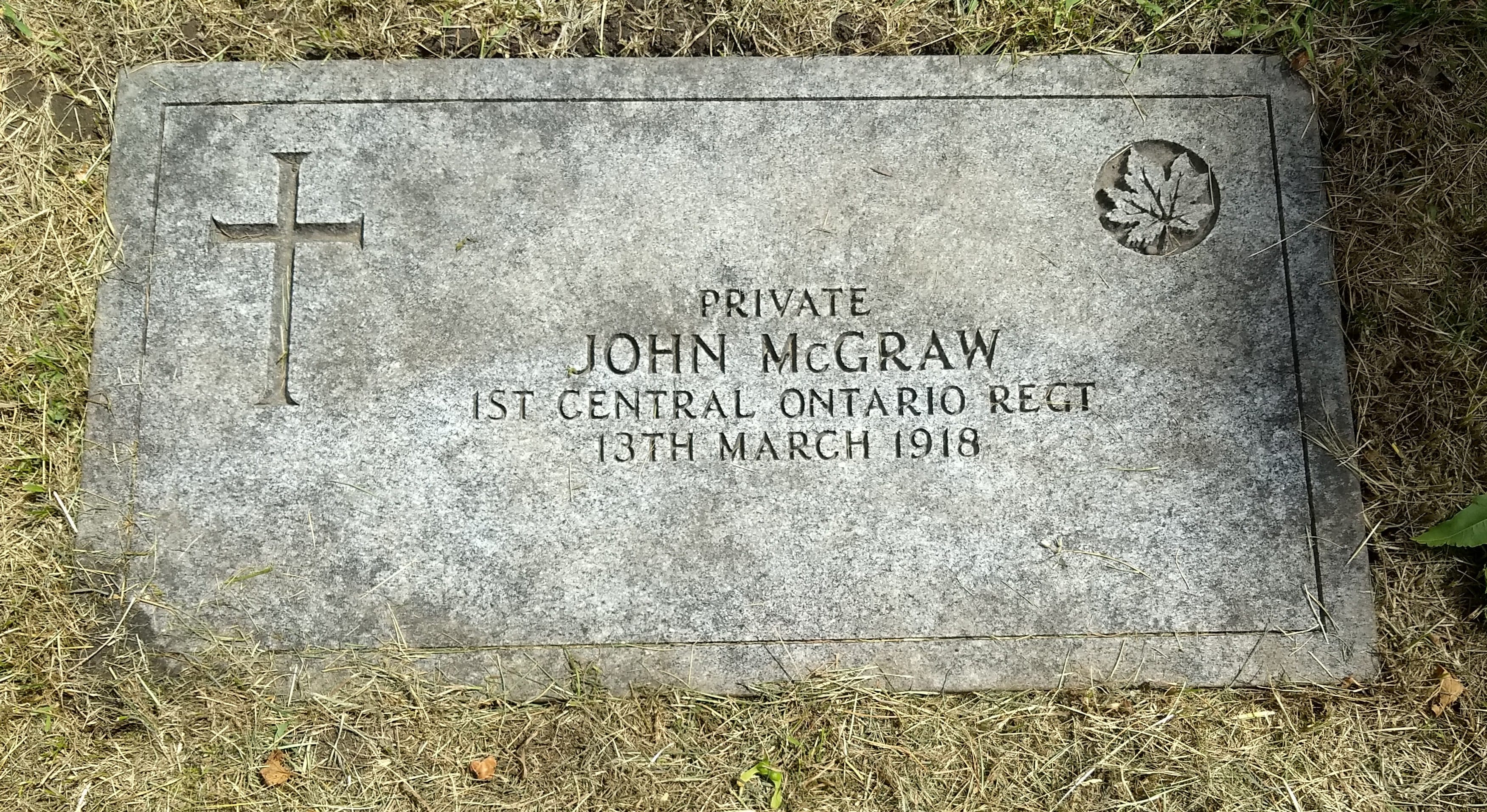 Grave marker