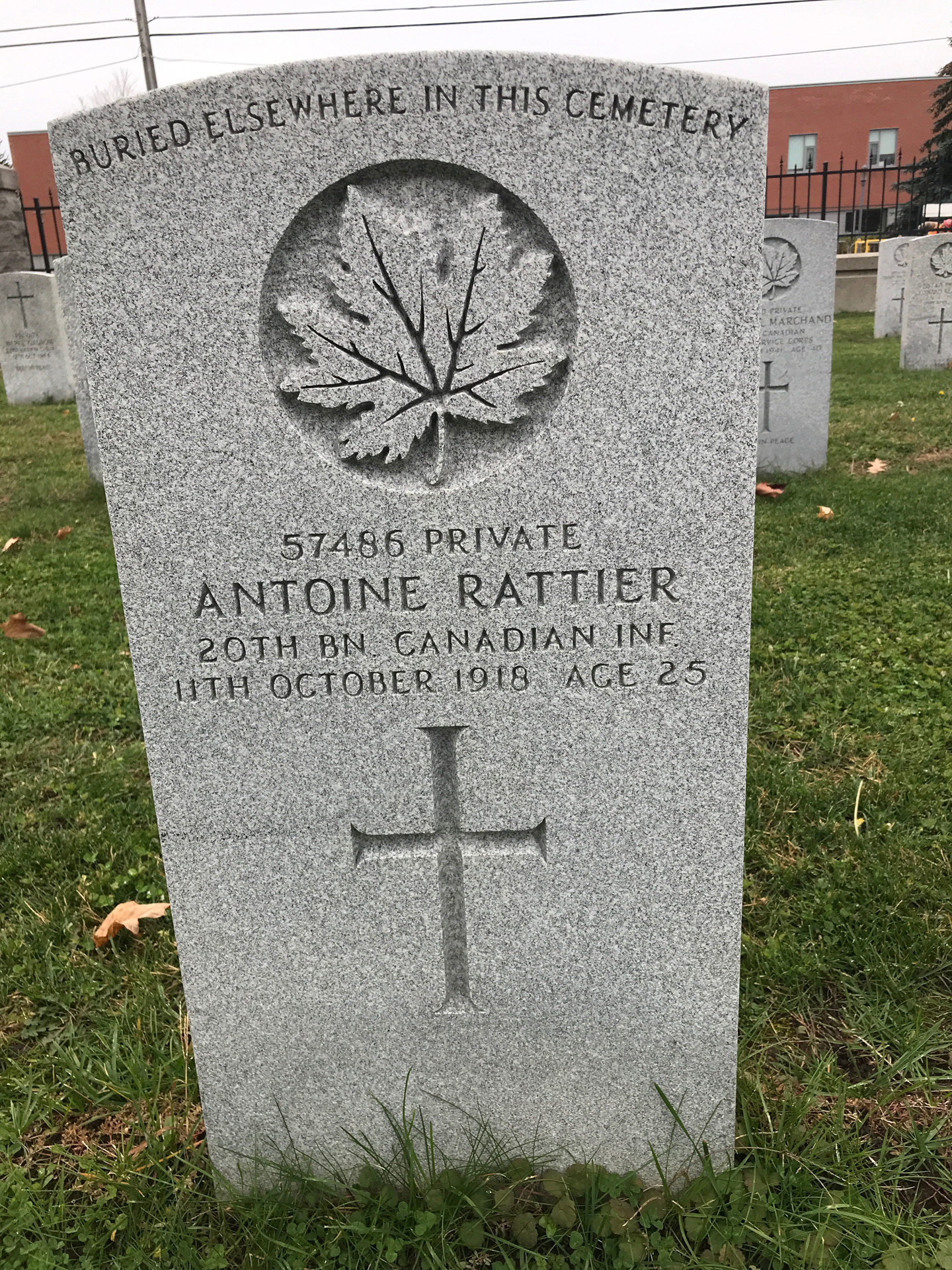 Grave marker