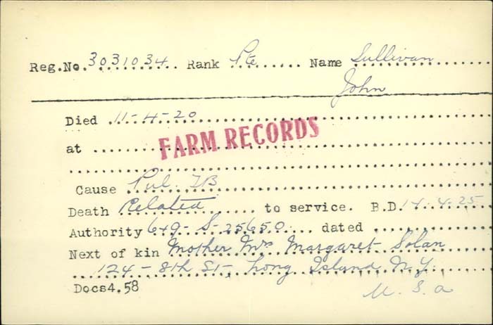 Circumstances of death registers