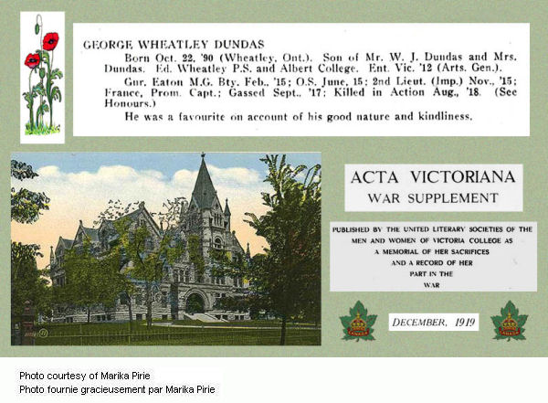 Acta Victoriana War Supplement