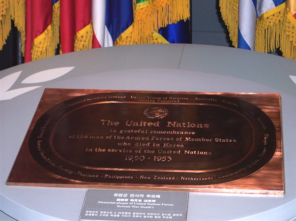 Close up view of the Plaque