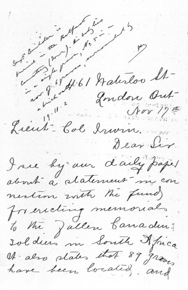 Letter November 17 p.1