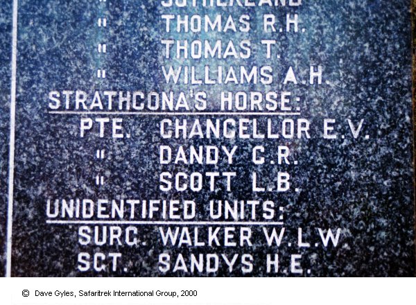 Memorial at Potchefstroom