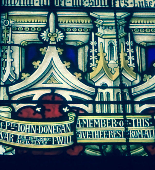 Memorial stained Glass