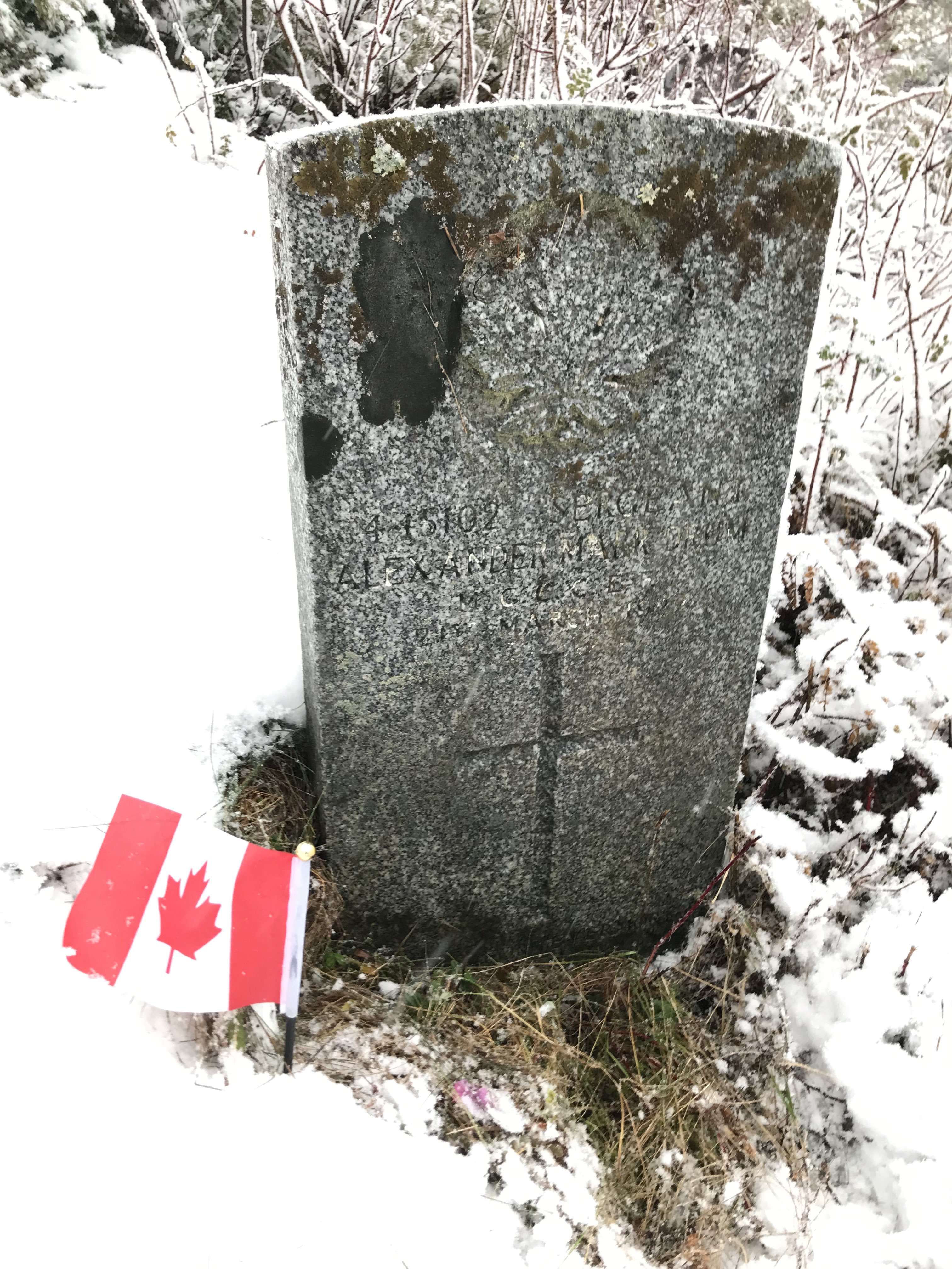 Grave marker