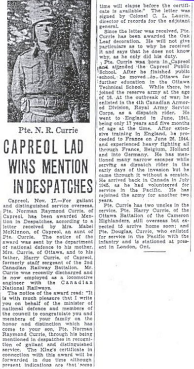 Newspaper clipping