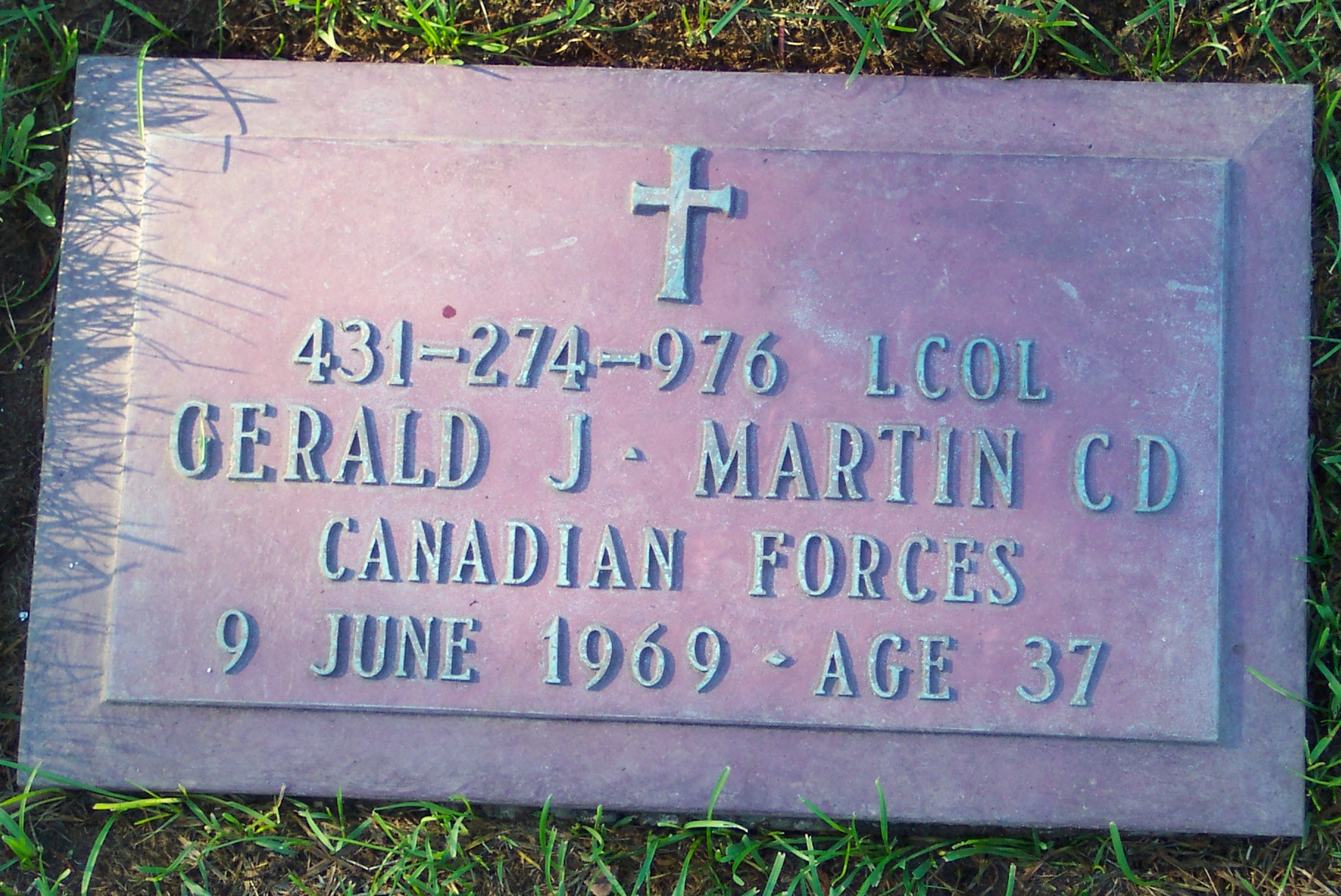 Grave marker