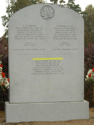 Grave marker
