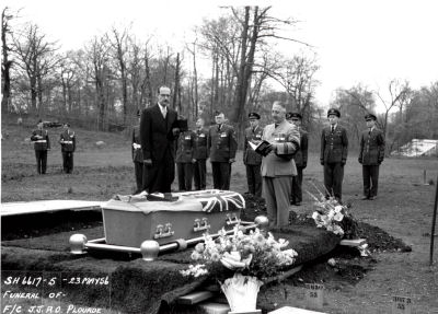 Photo from the funeral of F/C J.J.R.O. Plourde