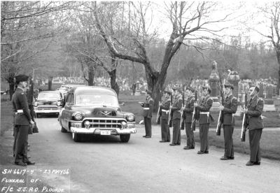 Photo from the funeral of F/C J.J.R.O. Plourde