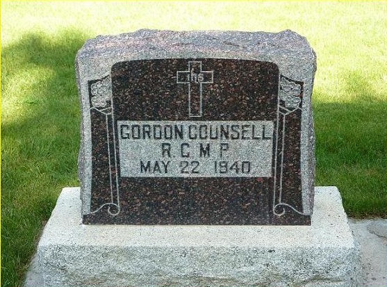 Inscription on grave marker