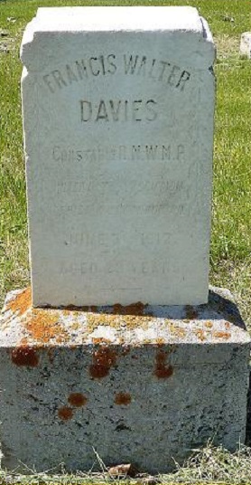 Inscription on grave marker