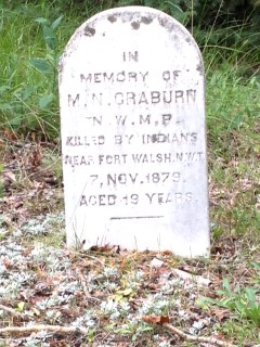 Inscription on grave marker