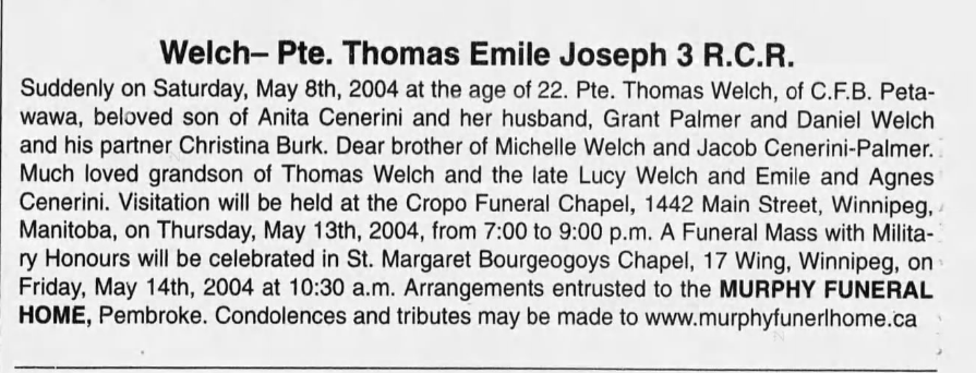 Photo of Thomas Emile Joseph Welch