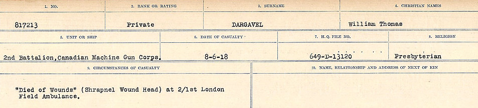 Circumstances of death registers