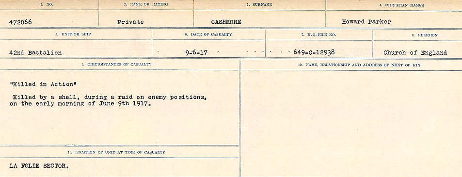 Circumstances of Death Registers
