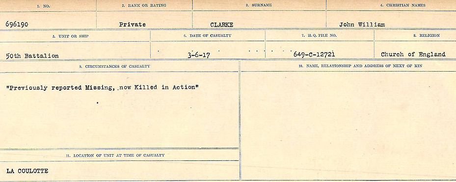 Photo of JOHN WILLIAM CLARKE