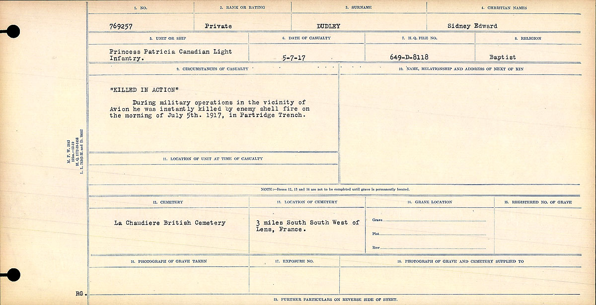 Circumstances of death registers