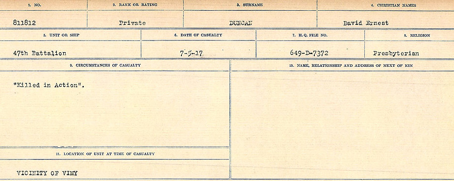 Circumstances of death registers