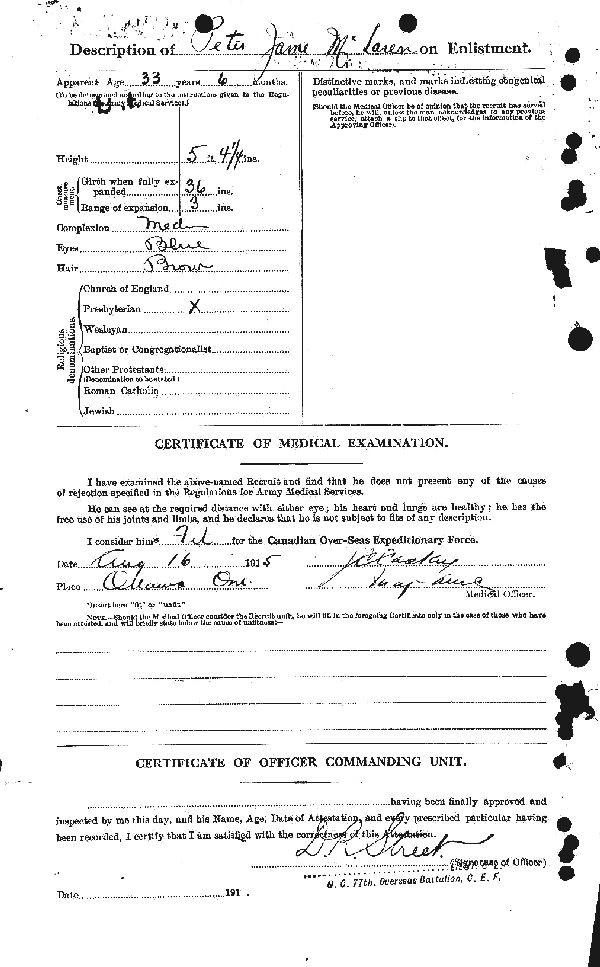 Attestation Paper (page 2)