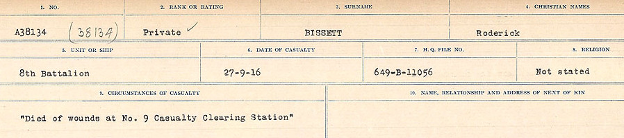 Circumstances of Death Registers