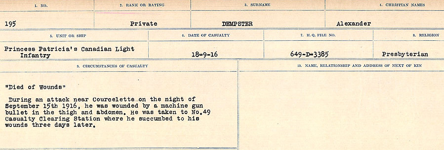Circumstances of death registers