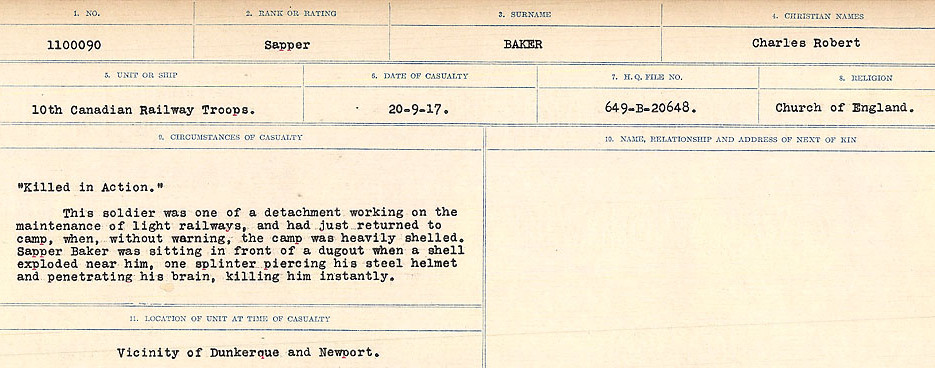 Circumstances of Death Registers