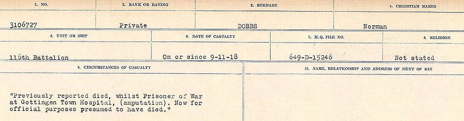 Circumstances of death registers