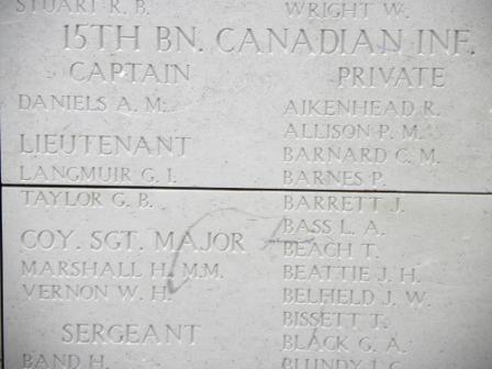 Inscription on Menin Gate